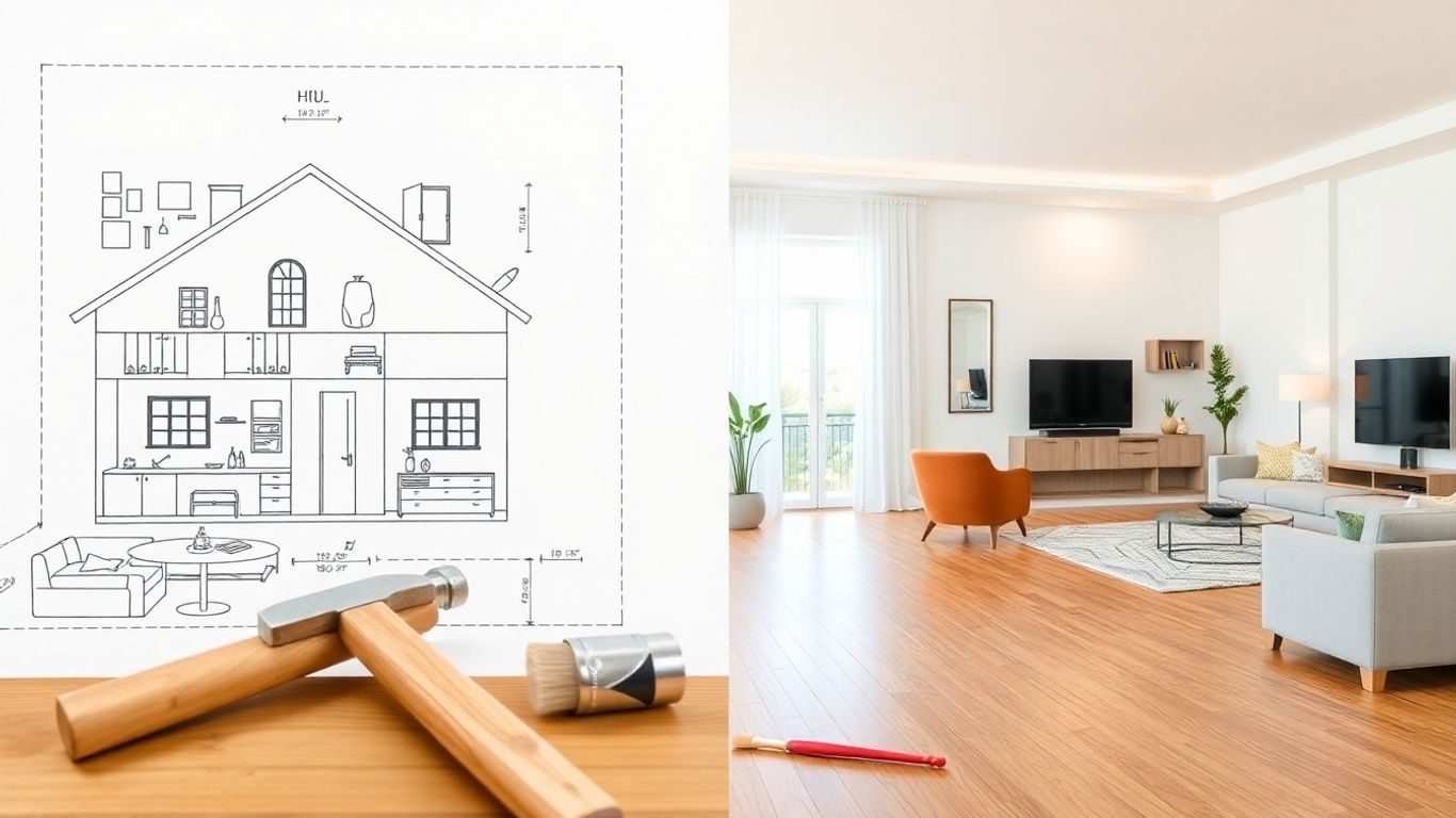 Renovare casa: planificare si finisaje interioare.