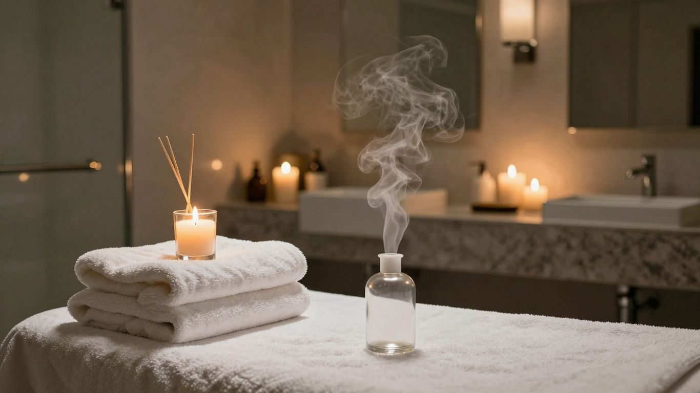 Cum transformi o baie banală într-un spa cu ajutorul luminii și mirosului