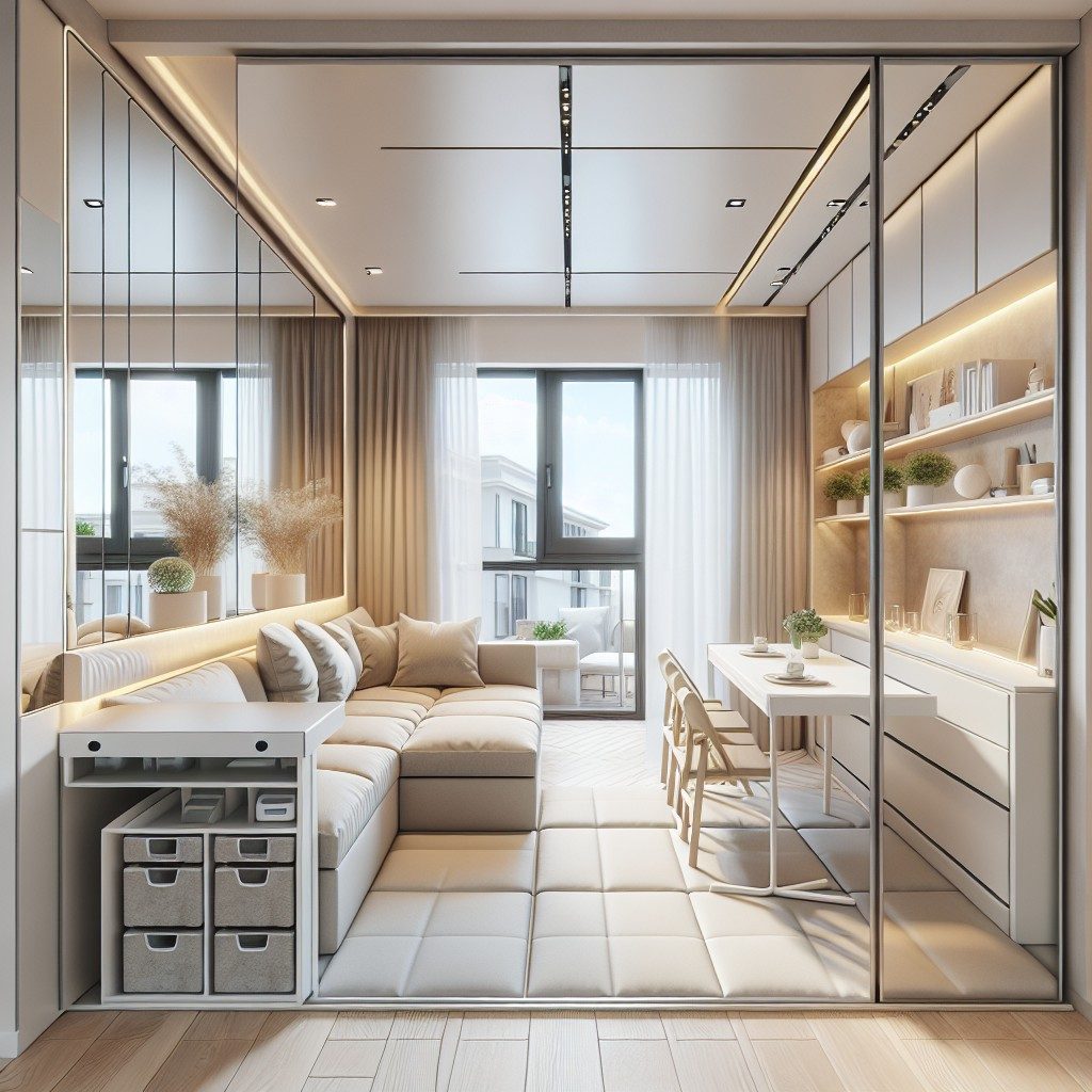 Optimiză garsoniera cu 5 idei simple pentru spații mai mari vizual 3 Optimiză garsoniera cu 5 idei simple pentru spații mai mari vizual